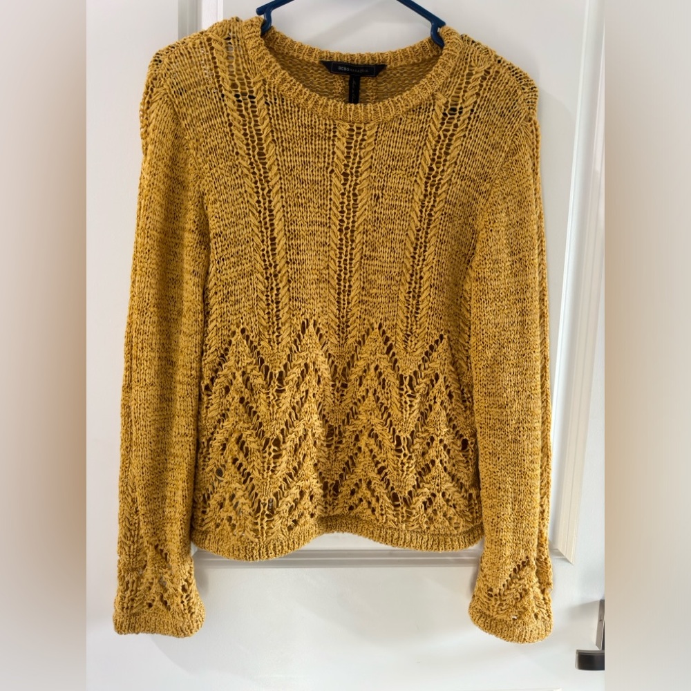 BCBGMaxAzria Golden Knit Sweater